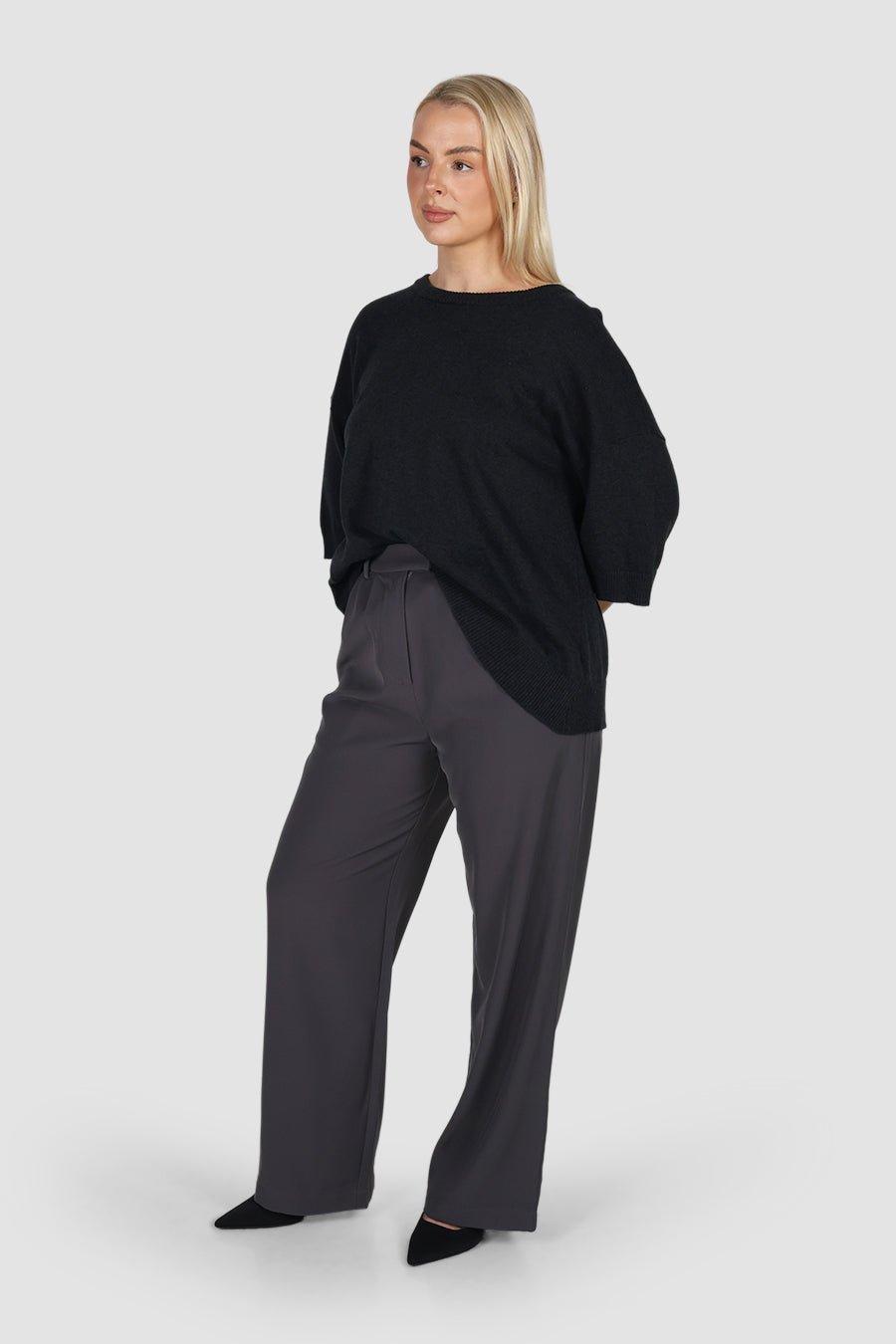 DOWNTOWN PANT SLATE - Fayt The Label