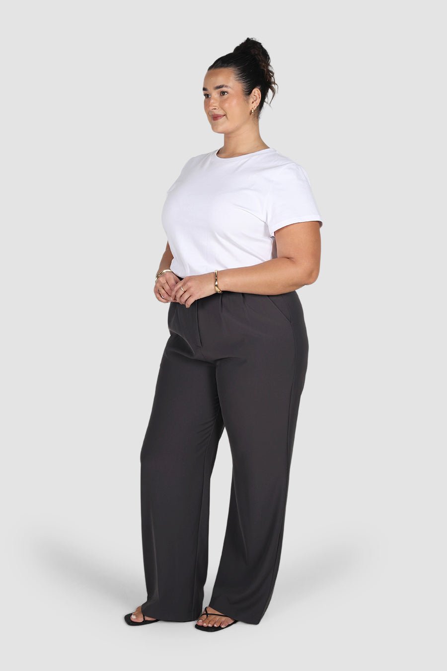 DOWNTOWN PANT SLATE TALL FIT - Fayt The Label