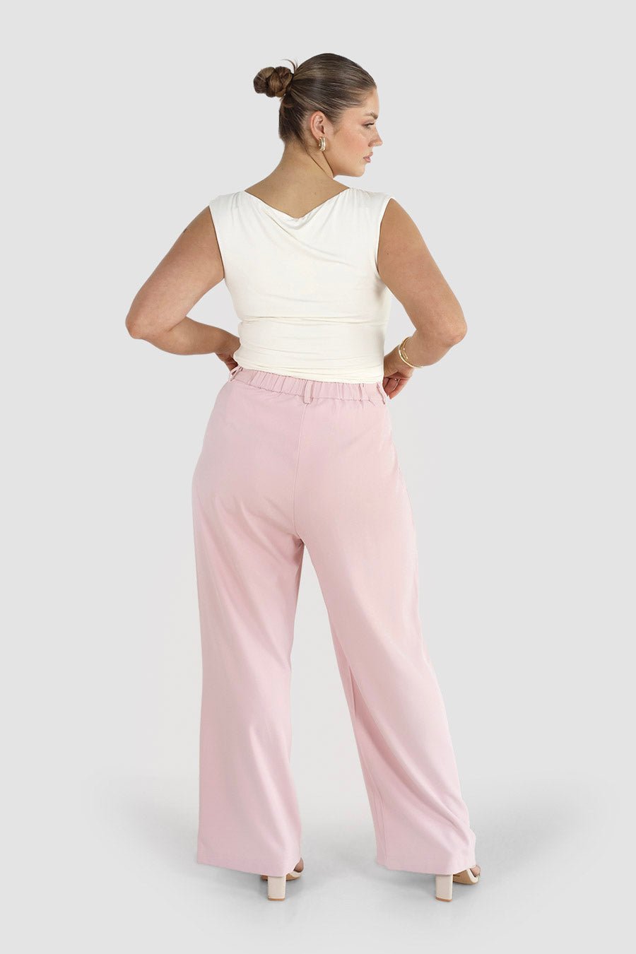 DOWNTOWN PANT SOFT PINK - Fayt The Label