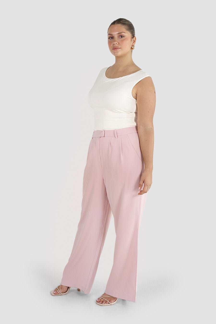 DOWNTOWN PANT SOFT PINK - Fayt The Label