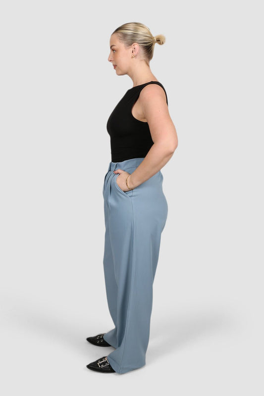 DOWNTOWN PANT STEEL - Fayt The Label