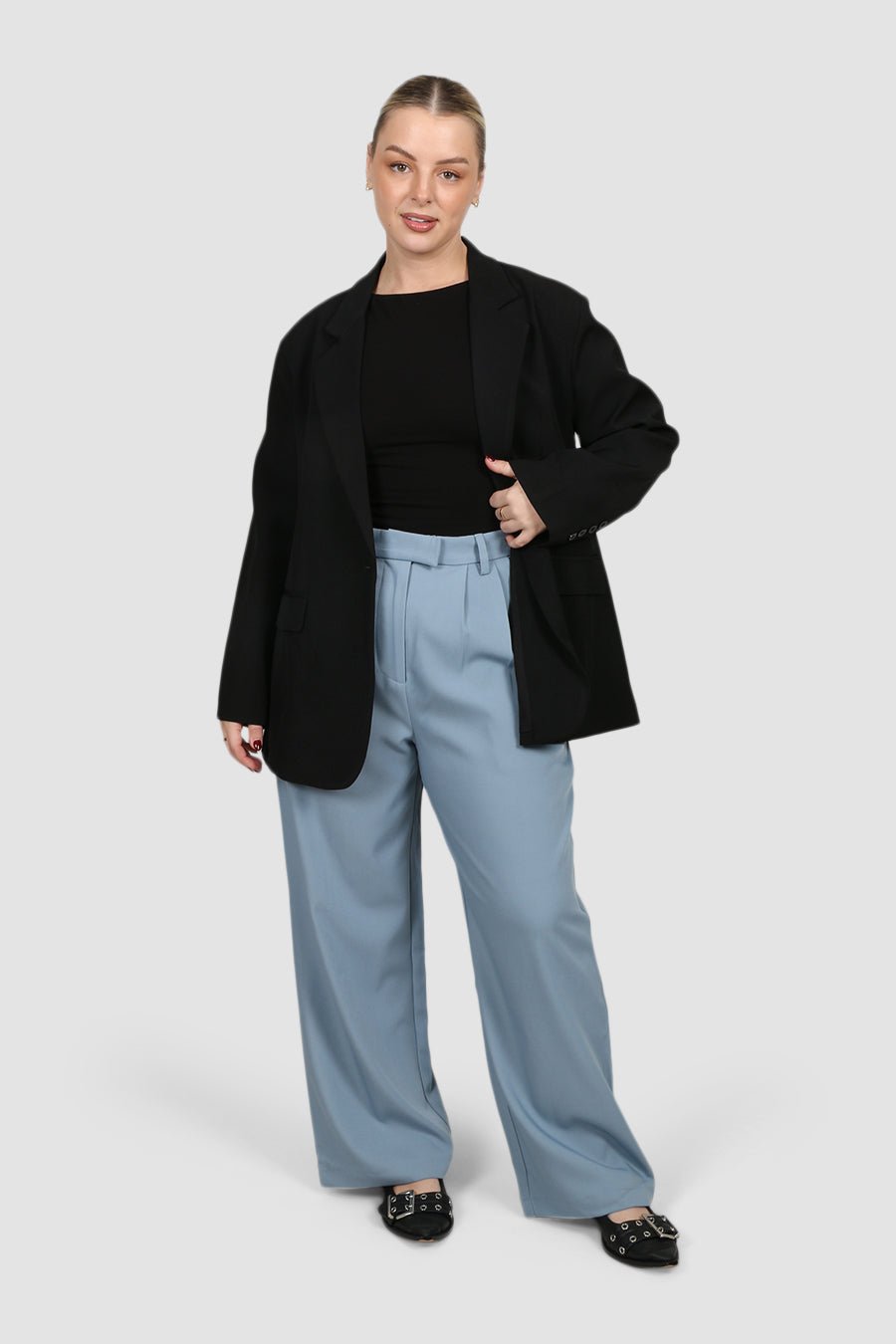 DOWNTOWN PANT STEEL - Fayt The Label