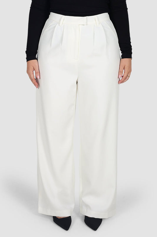 DOWNTOWN PANT WHITE - Fayt The Label