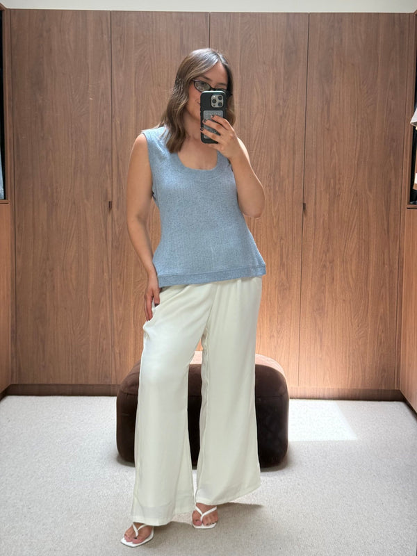 DOWNTOWN PANT WHITE - Fayt The Label