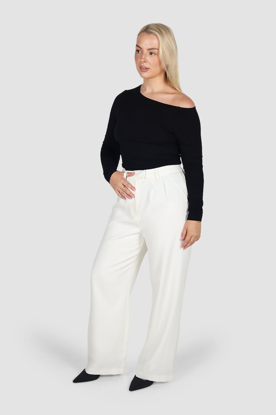 DOWNTOWN PANT WHITE - Fayt The Label