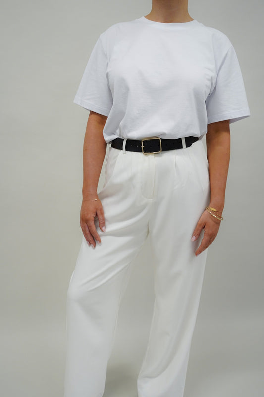 DOWNTOWN PANT WHITE TALL FIT - Fayt The Label