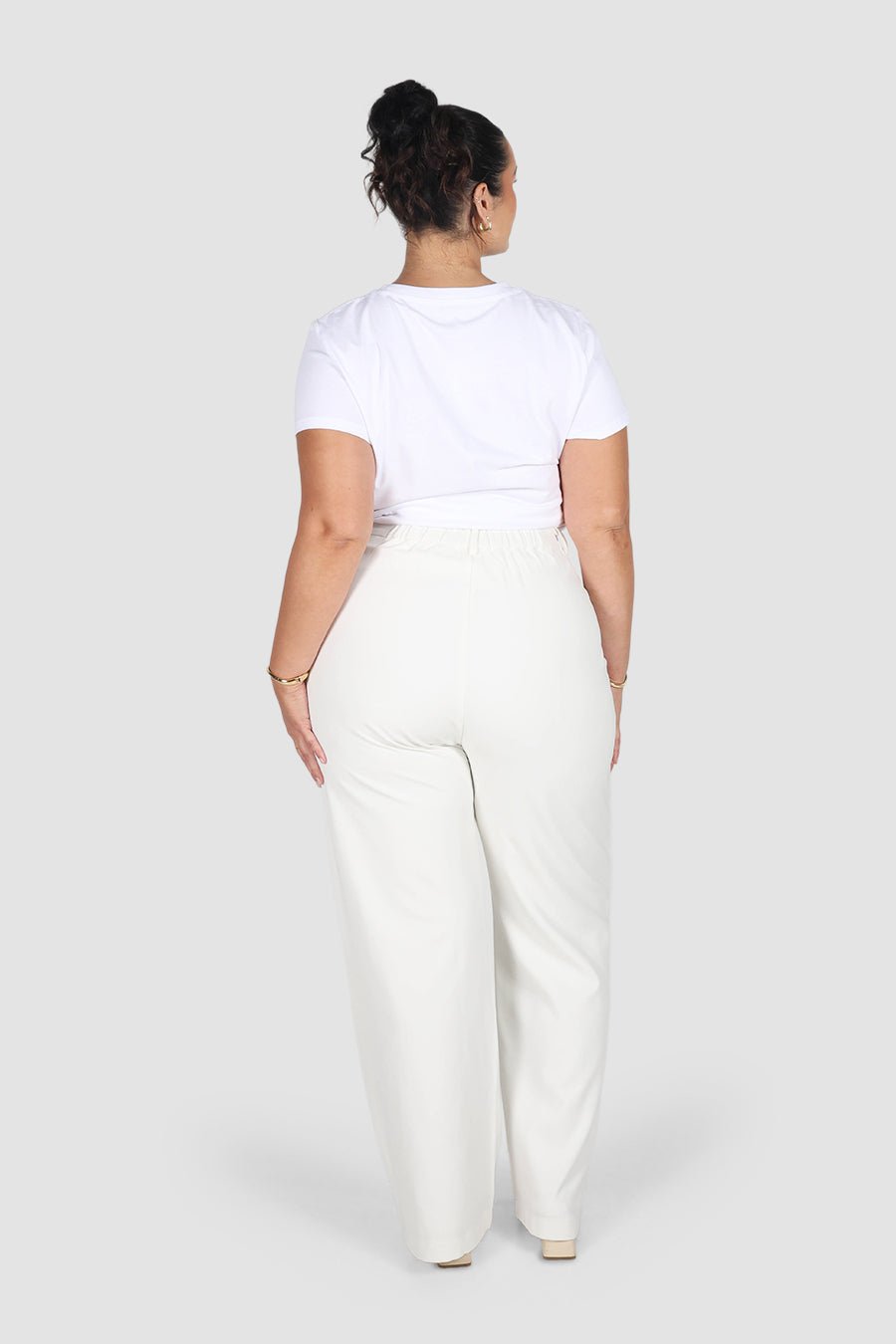 DOWNTOWN PANT WHITE TALL FIT - Fayt The Label