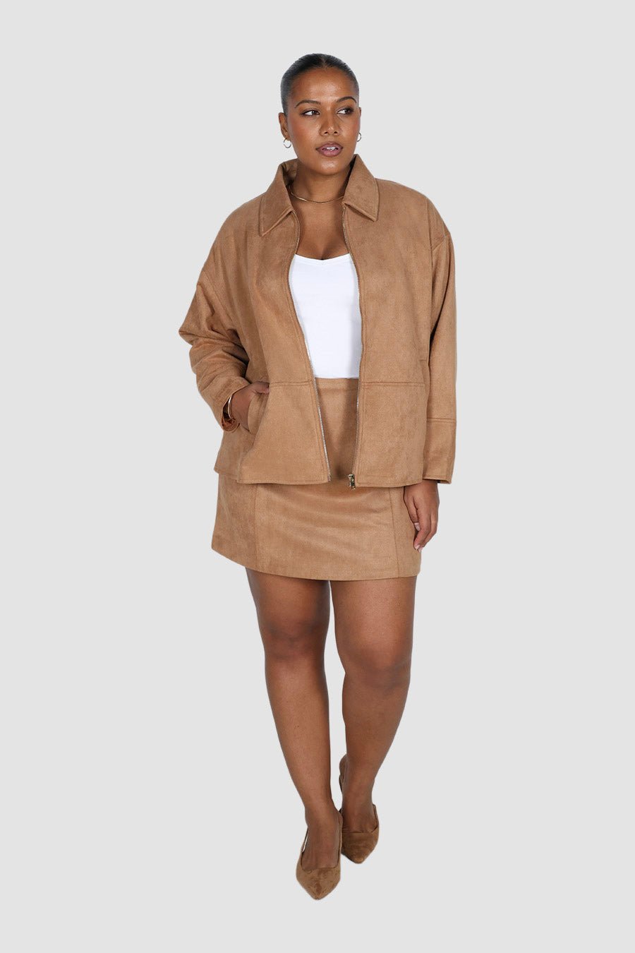 DRIFTER SKIRT CARAMEL - Fayt The Label