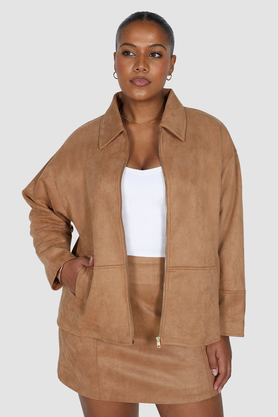 DRIFTER SKIRT CARAMEL - Fayt The Label