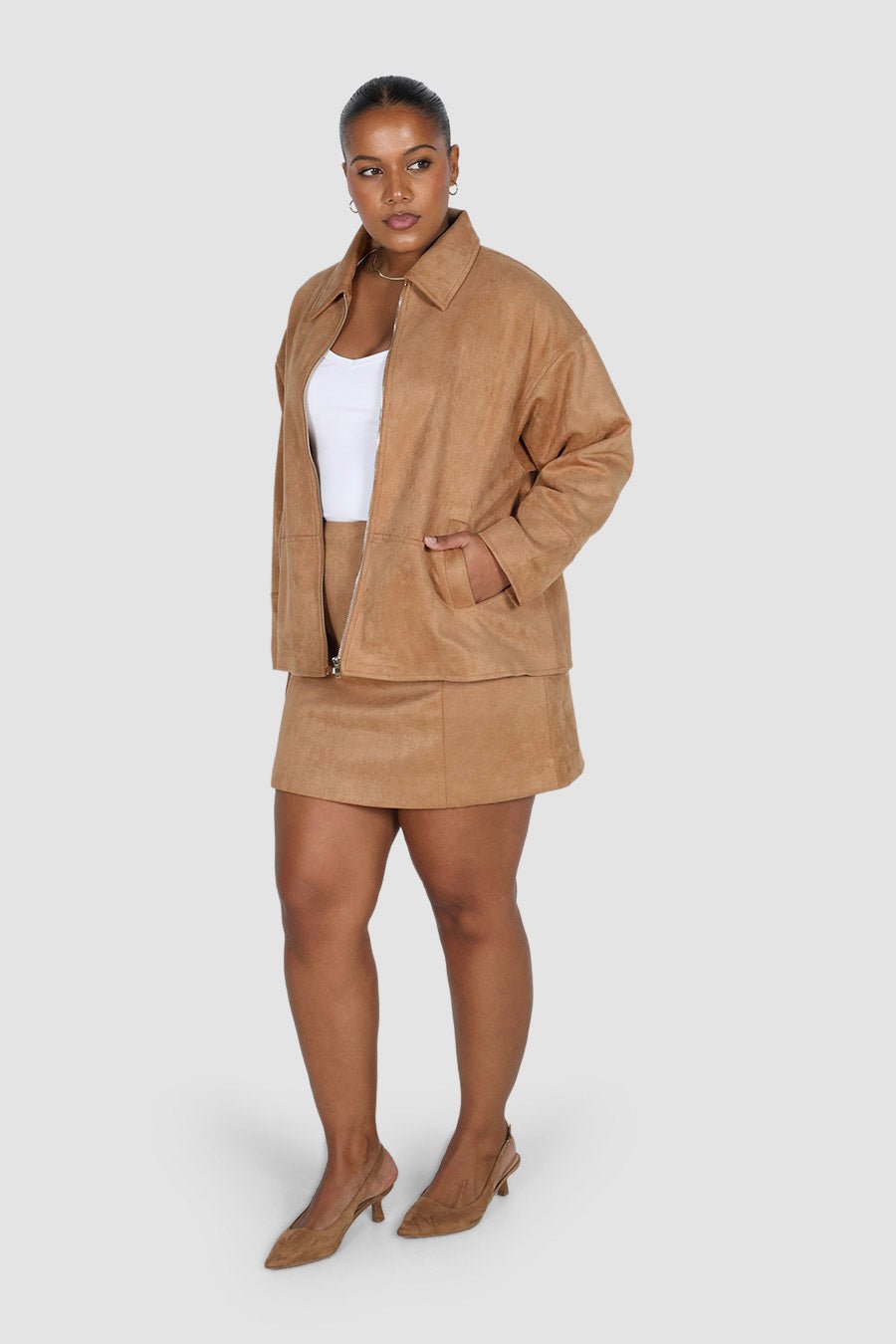DRIFTER SKIRT CARAMEL - Fayt The Label