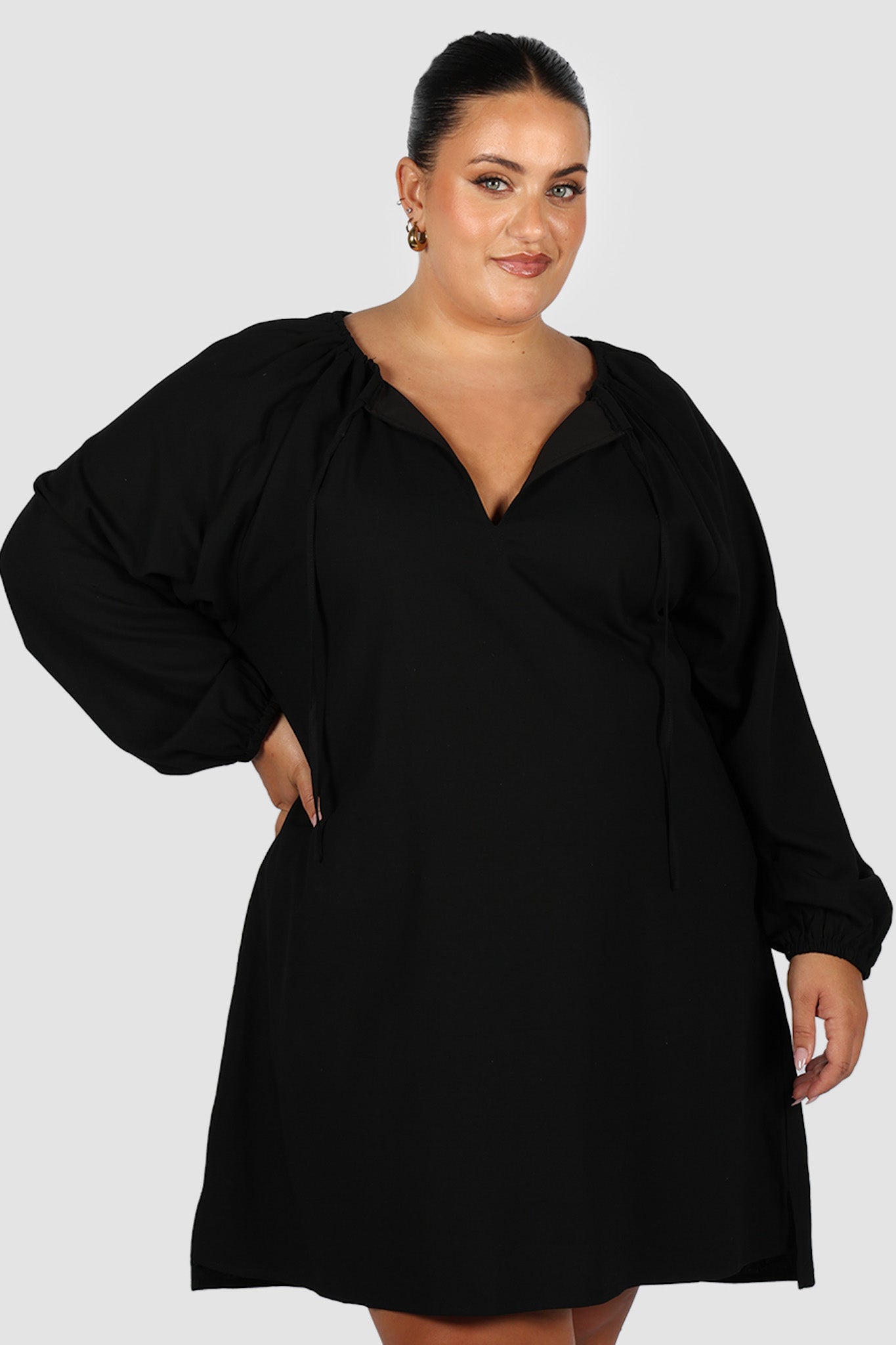 EADIE DRESS BLACK - Fayt The Label
