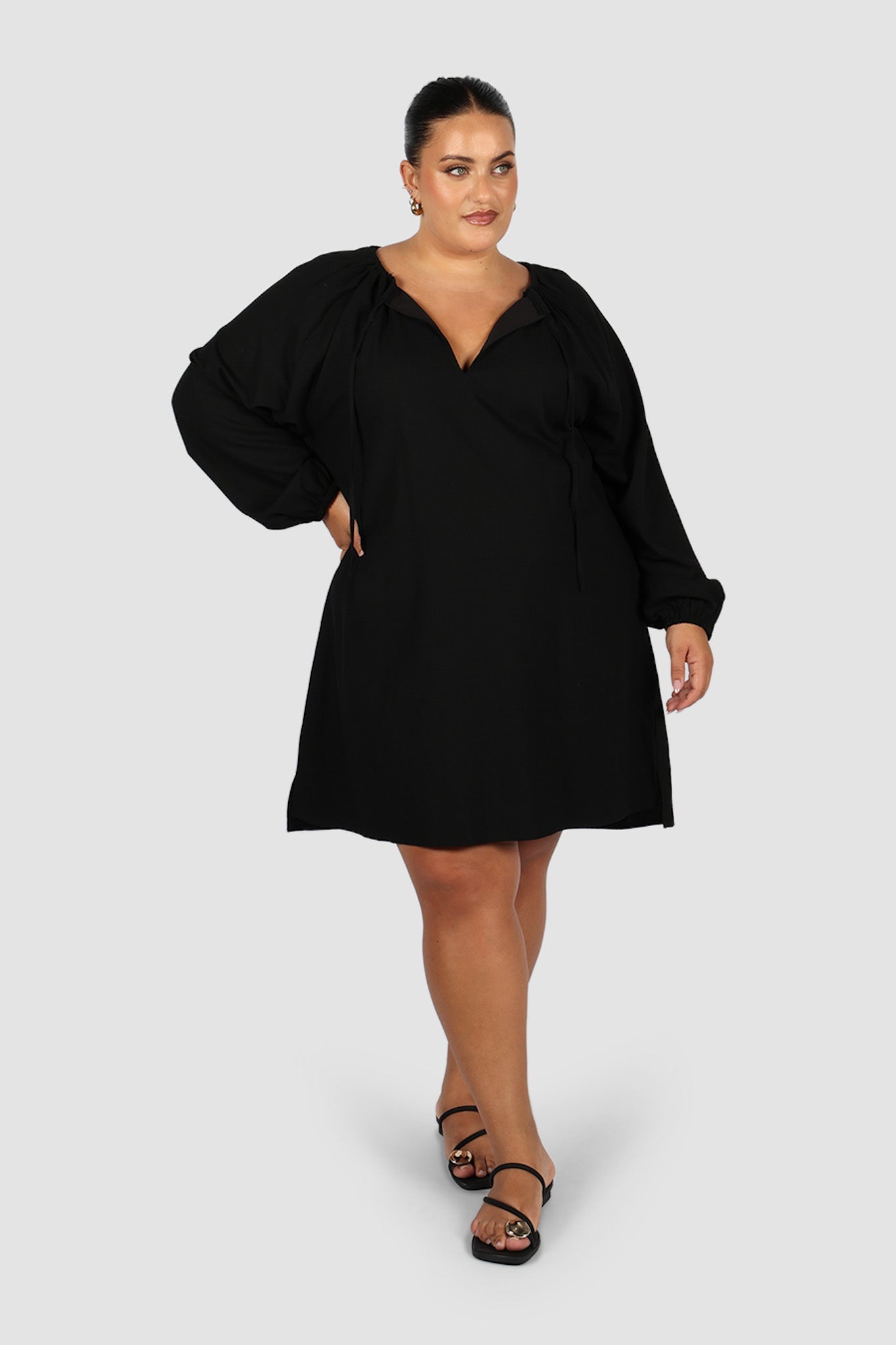 EADIE DRESS BLACK - Fayt The Label