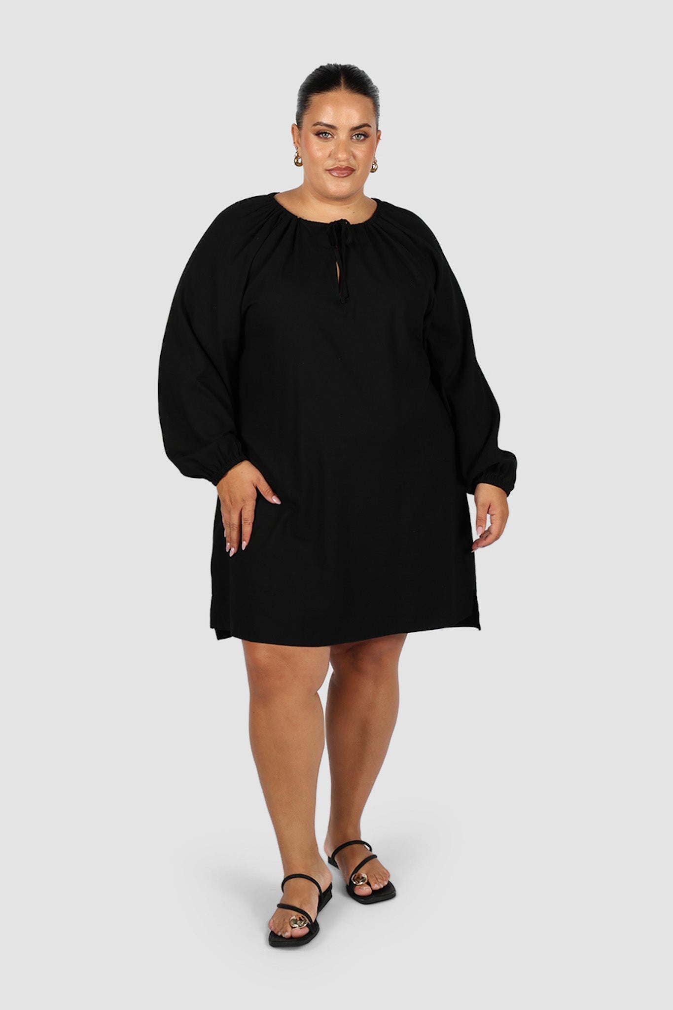 EADIE DRESS BLACK - Fayt The Label