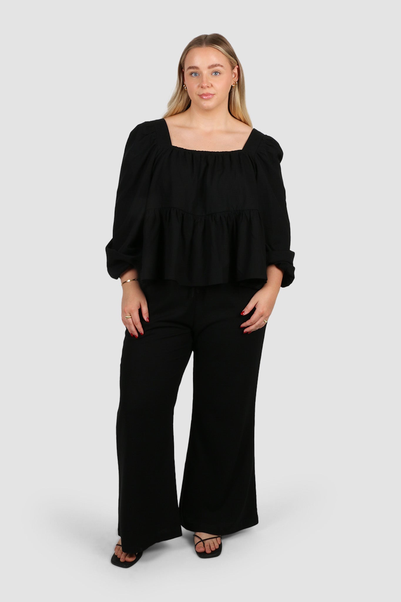 ELARA TOP BLACK - Fayt The Label