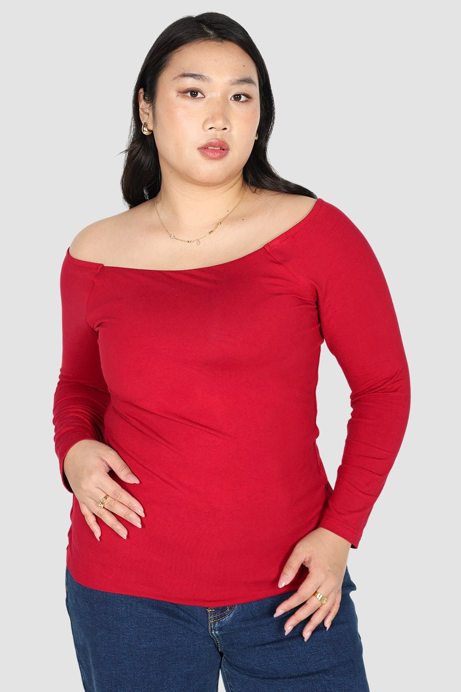 EMERY TOP CRIMSON - Fayt The Label