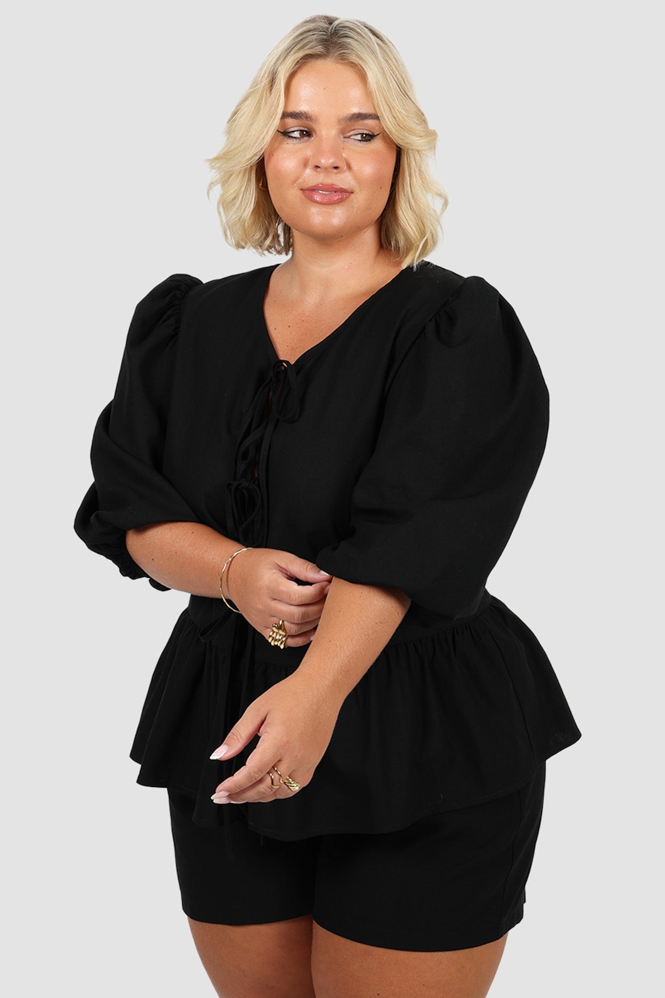 FAWN TOP BLACK - Fayt The Label