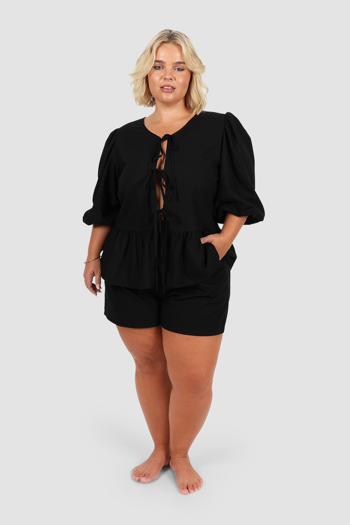 FAWN TOP BLACK - Fayt The Label