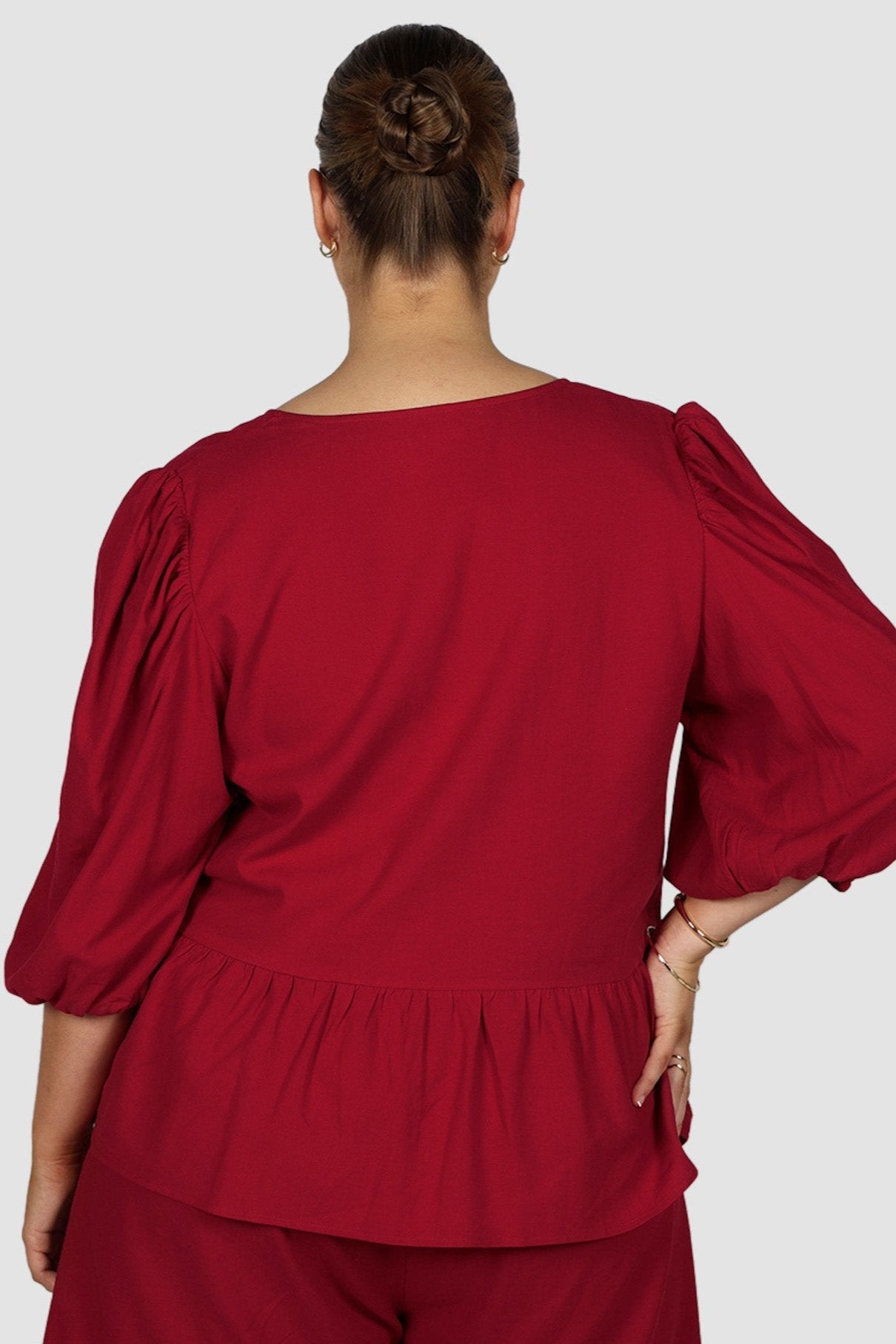 FAWN TOP RED - Fayt The Label