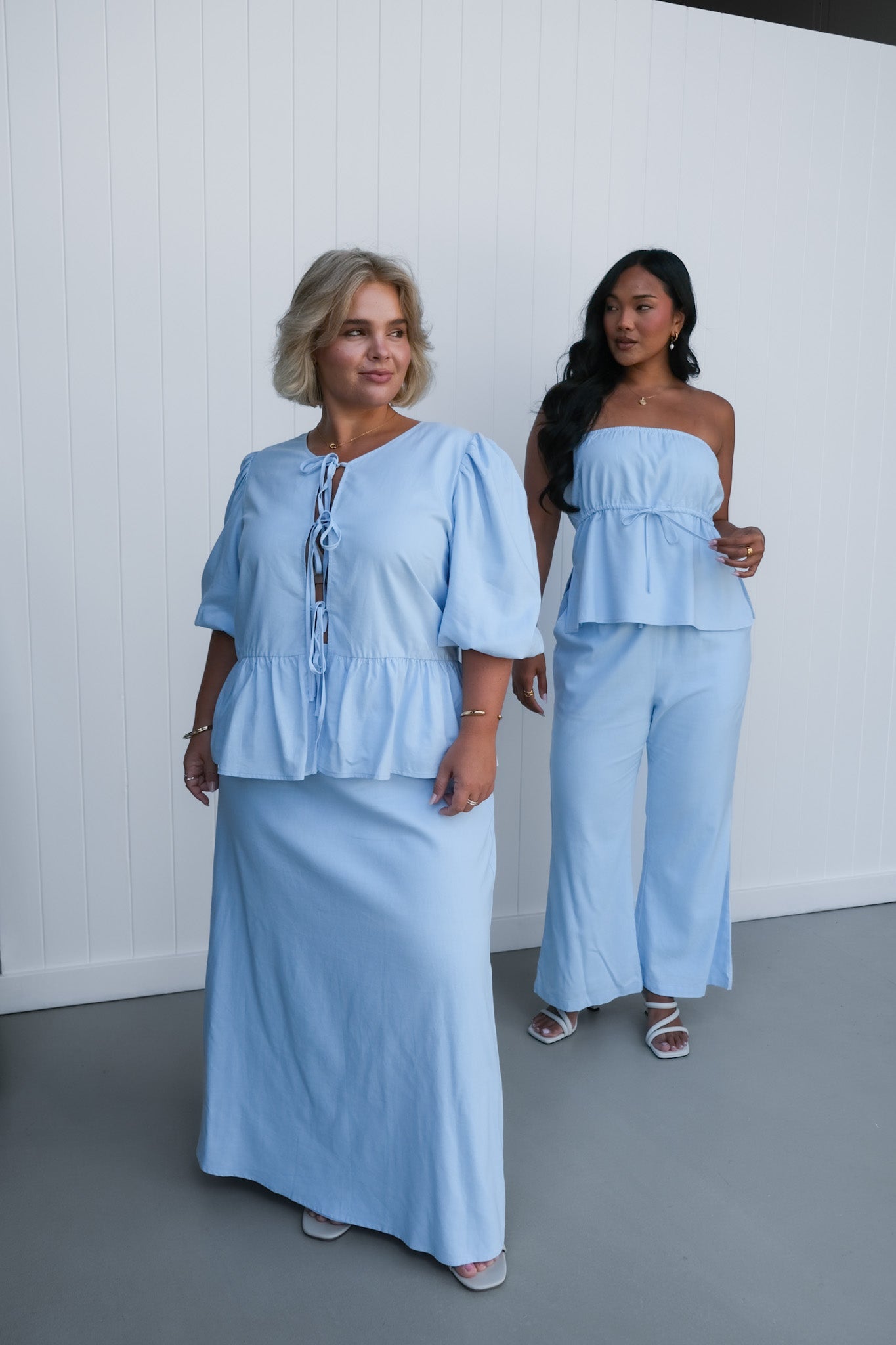 FAWN TOP SOFT BLUE - Fayt The Label