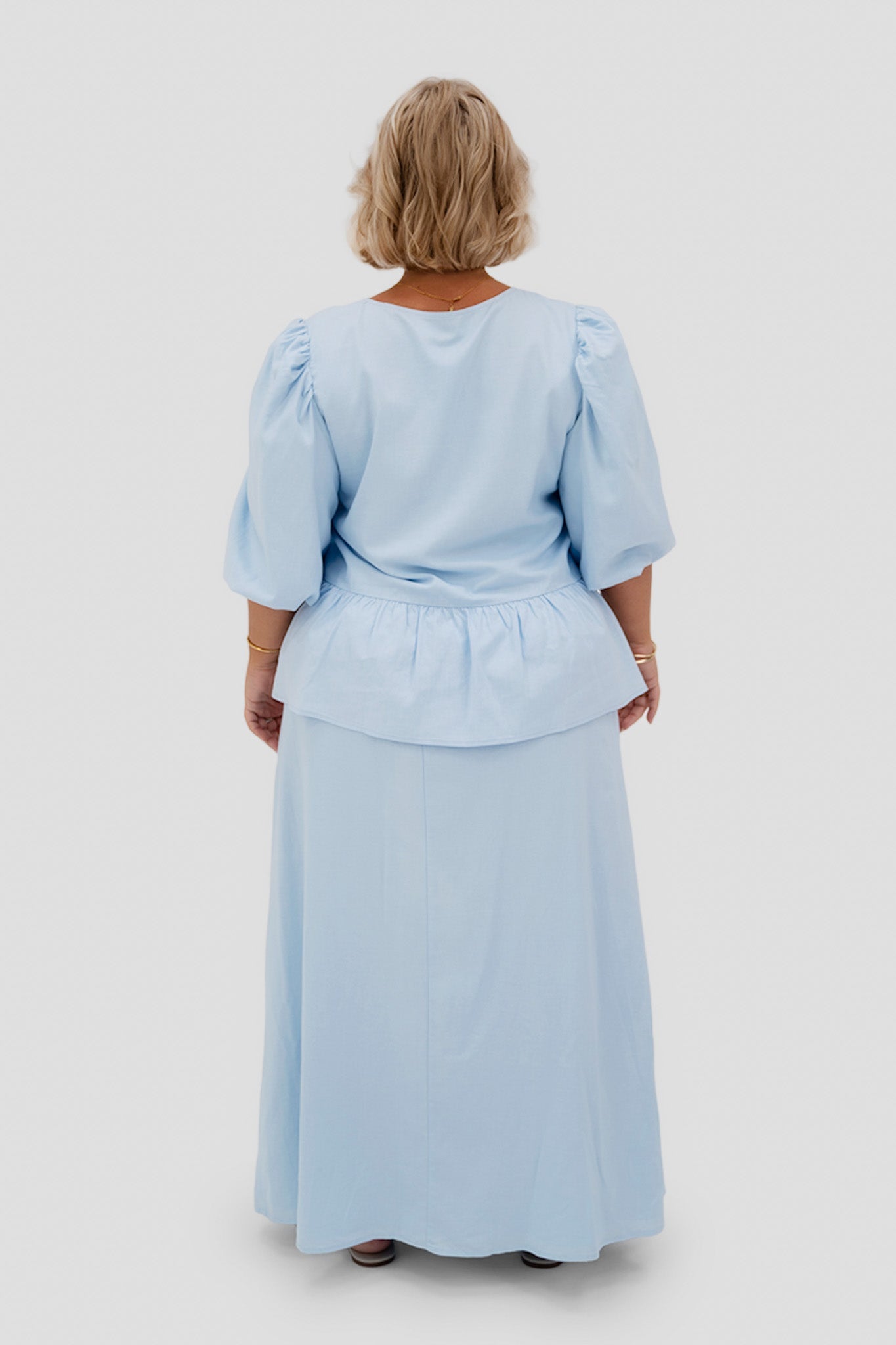FAWN TOP SOFT BLUE - Fayt The Label