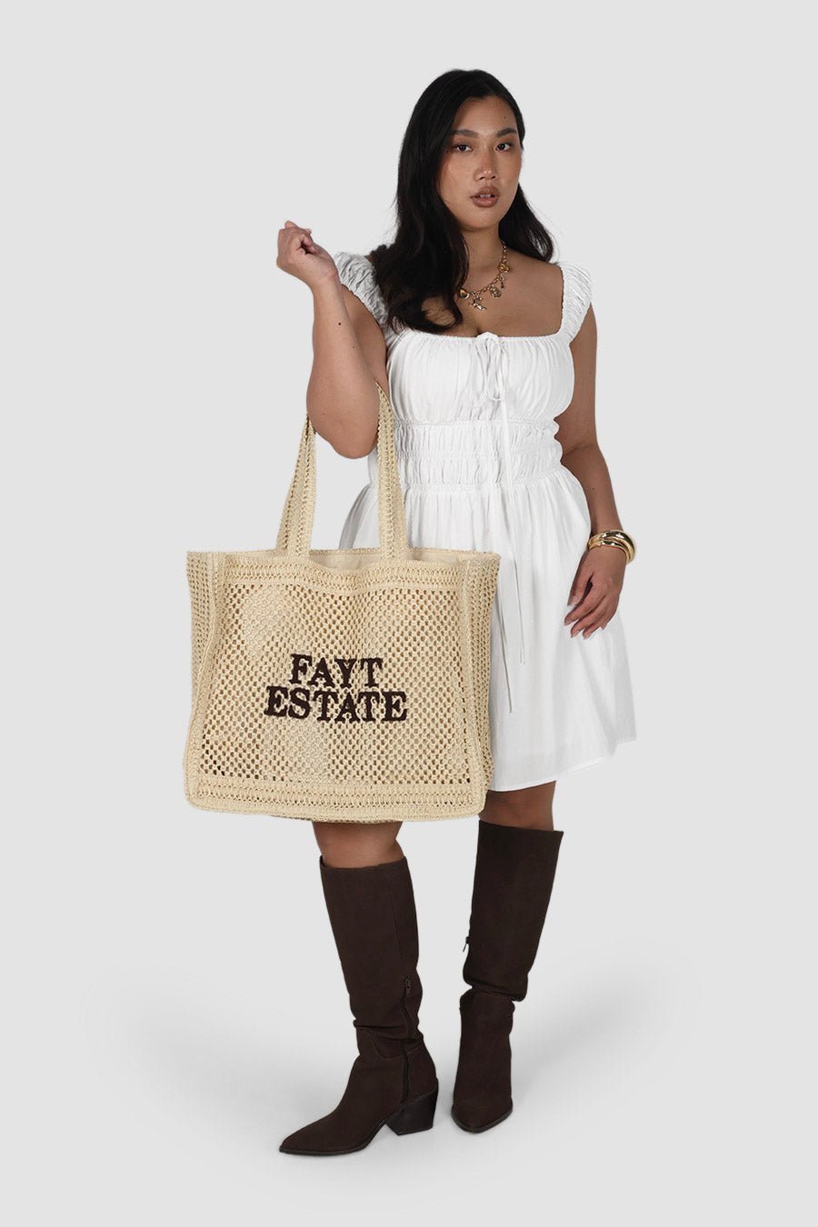 FAYT ESTATE WOVEN BAG NATURAL - Fayt The Label