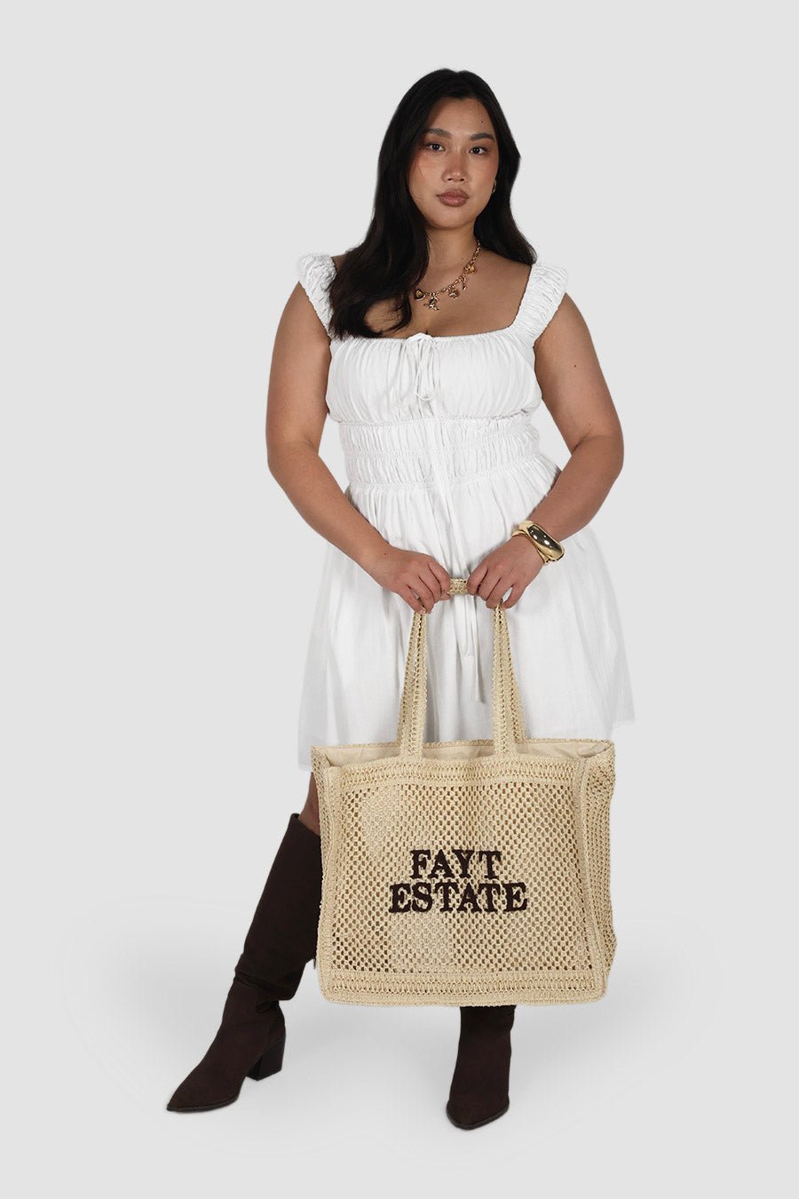 FAYT ESTATE WOVEN BAG NATURAL - Fayt The Label