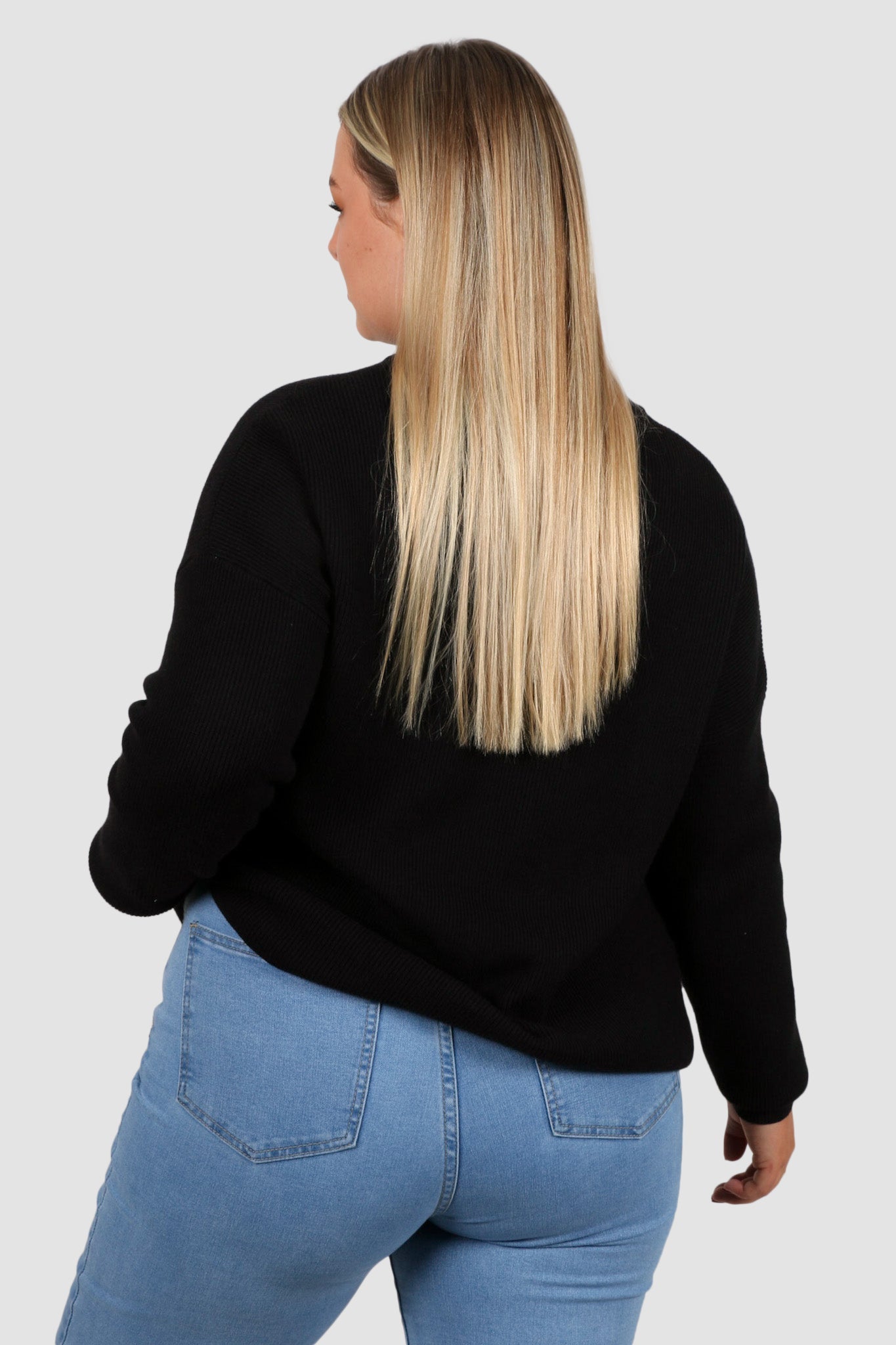 FAYT KNIT SWEATER BLACK - Fayt The Label