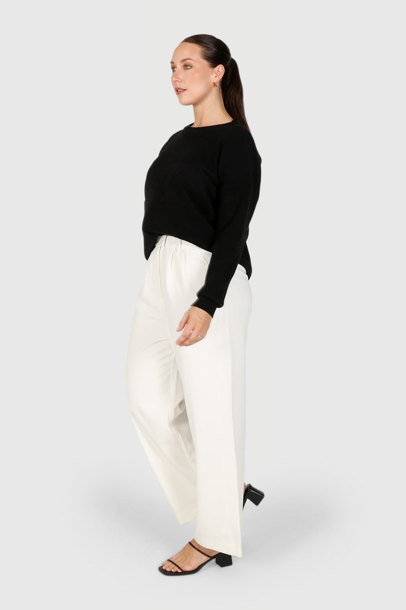 FAYT KNIT SWEATER BLACK - Fayt The Label