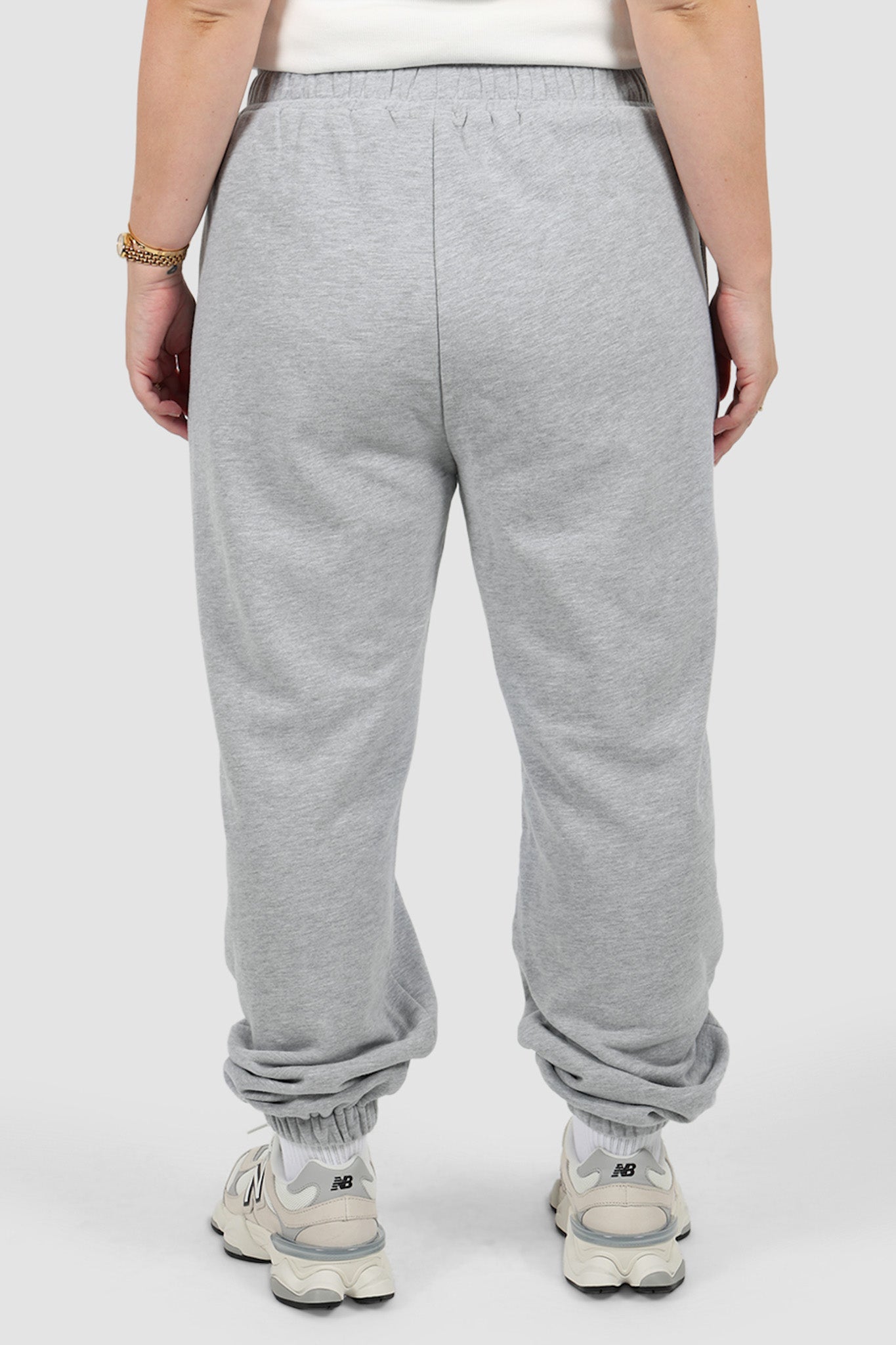 FAYT LOGO CUFF SWEATPANT GREY MARLE - Fayt The Label