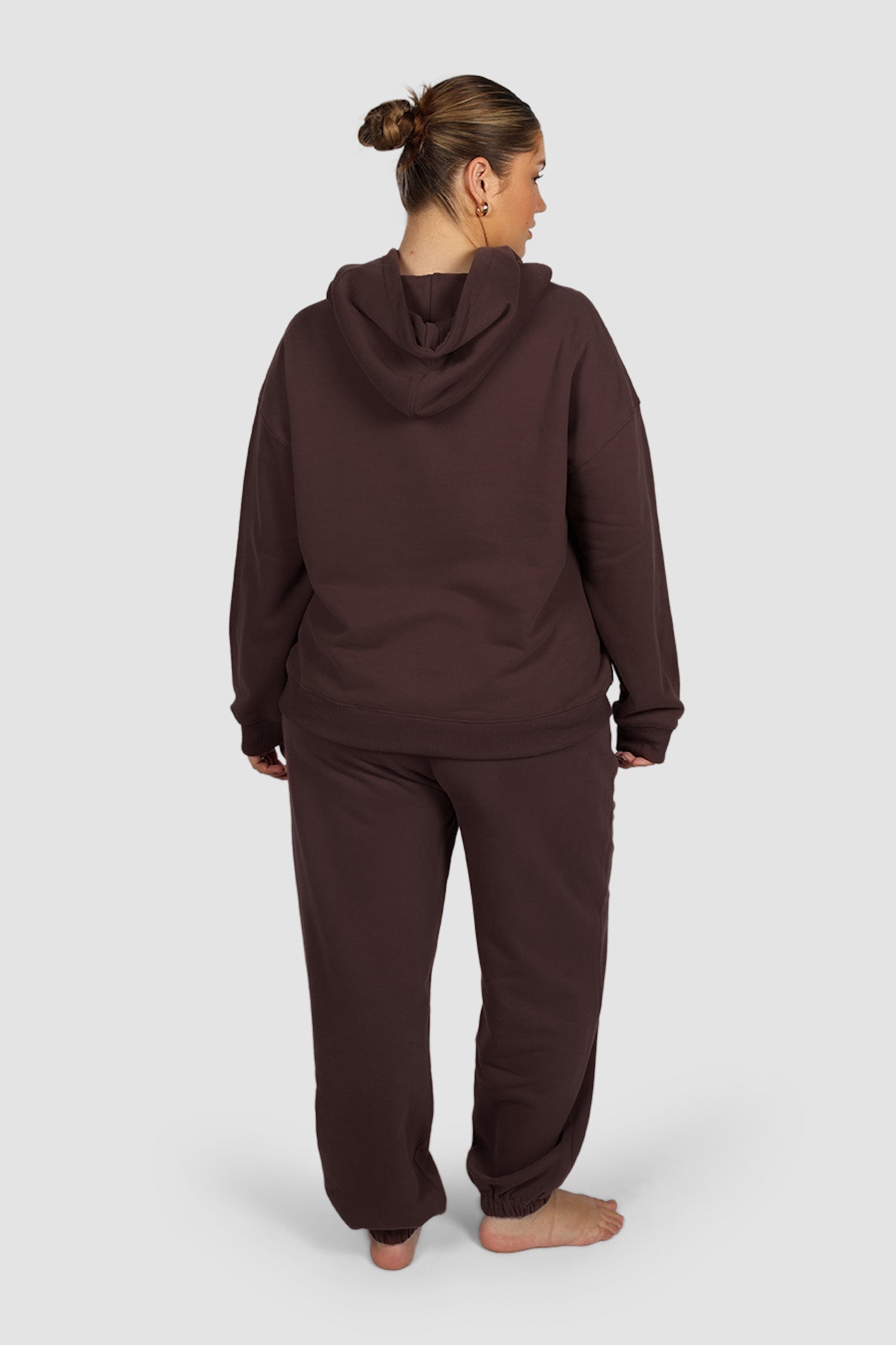 FAYT LOGO HOODIE CHOCOLATE - Fayt The Label