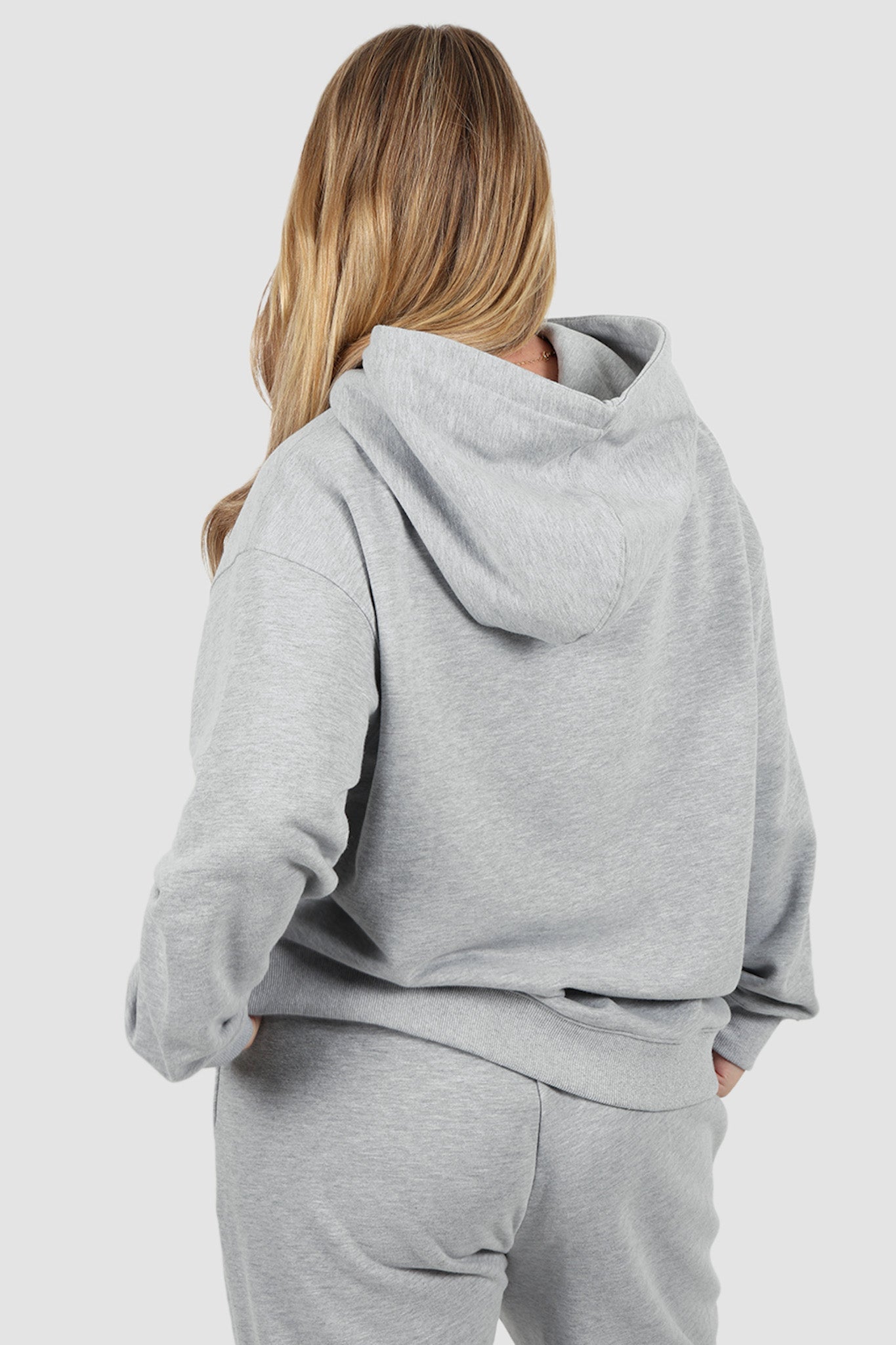 FAYT LOGO HOODIE GREY MARLE - Fayt The Label