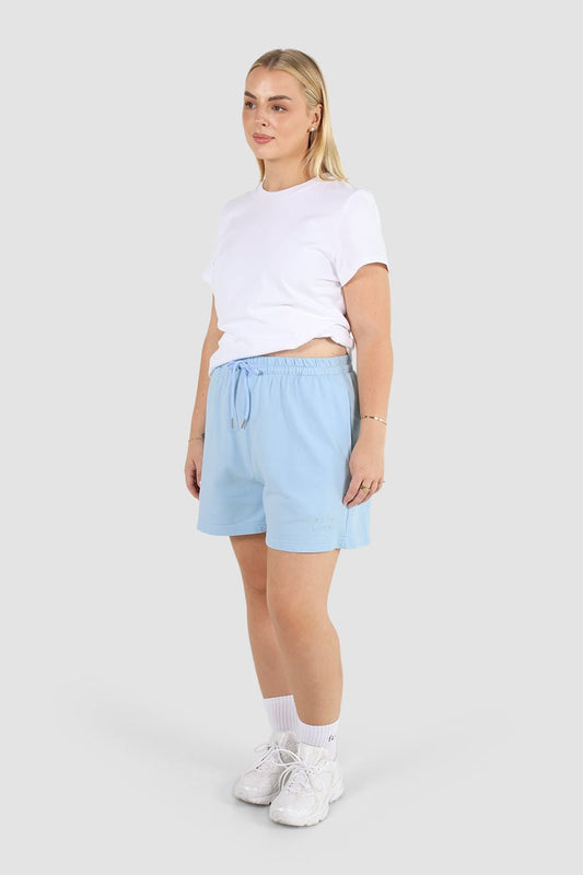 FAYT LOGO SWEAT SHORT BLUE - Fayt The Label