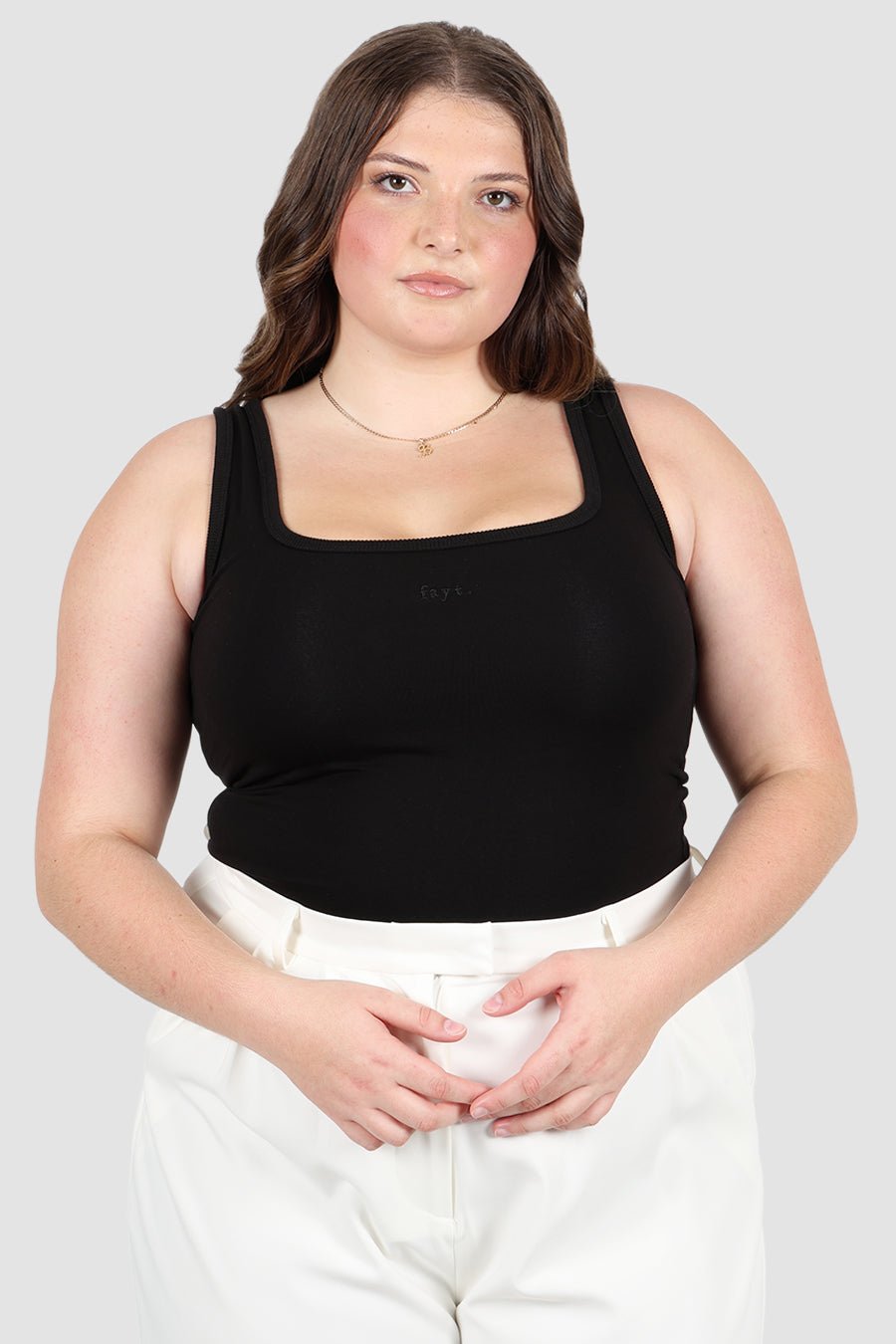 FAYT LOGO TANK BLACKOUT - Fayt The Label