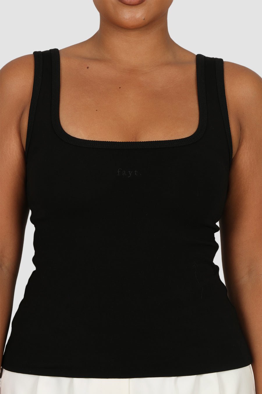 FAYT LOGO TANK BLACKOUT - Fayt The Label