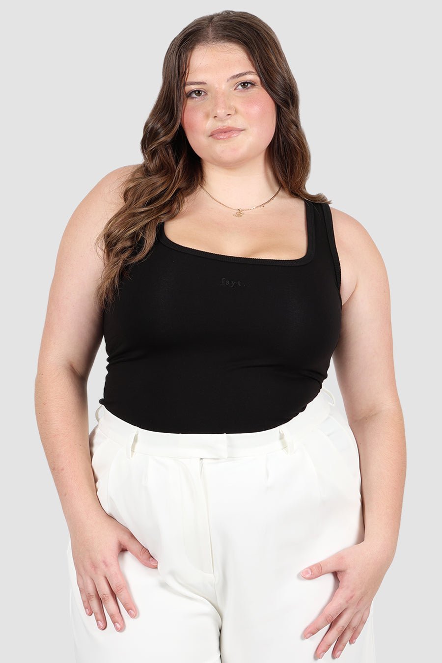 FAYT LOGO TANK BLACKOUT - Fayt The Label