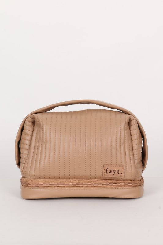 FAYT MAKEUP BAG COFFEE - Fayt The Label