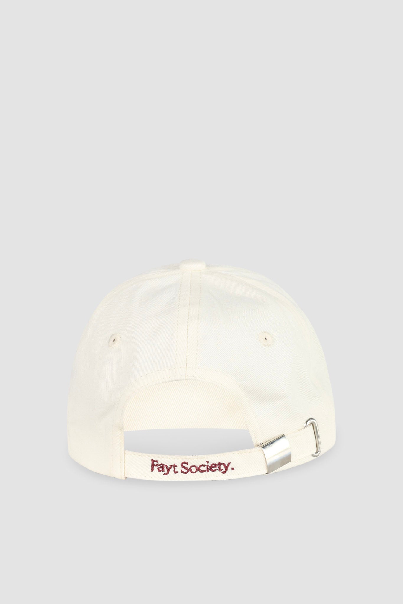 FAYT SOCIETY CAP CREAM/BURGUNDY - Fayt The Label