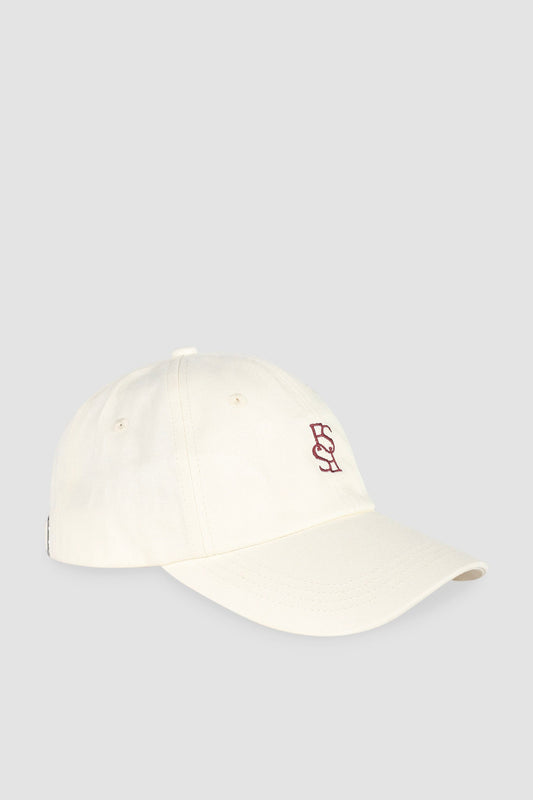 FAYT SOCIETY CAP CREAM/BURGUNDY - Fayt The Label