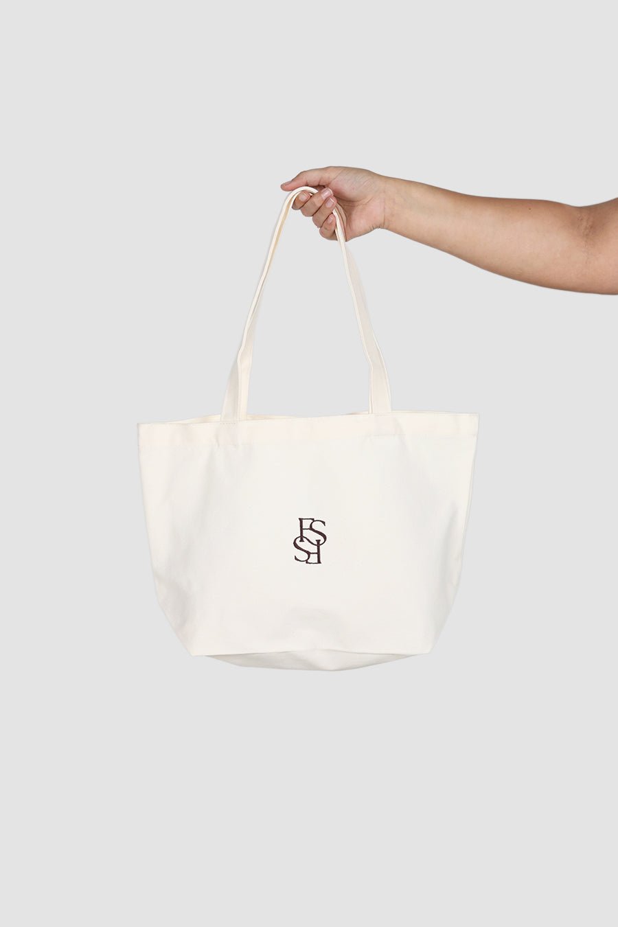 FAYT SOCIETY TOTE BAG CREAM/CHOC - Fayt The Label