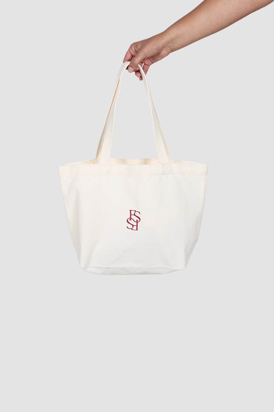 FAYT SOCIETY TOTE BAG CREAM/WINE - Fayt The Label