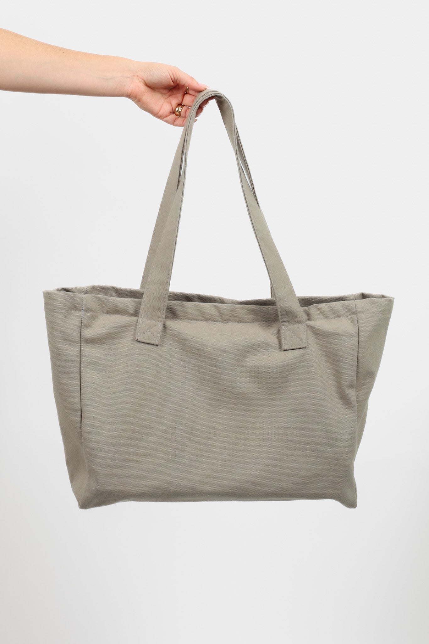 FAYT TOTE BAG KHAKI LARGE - Fayt The Label