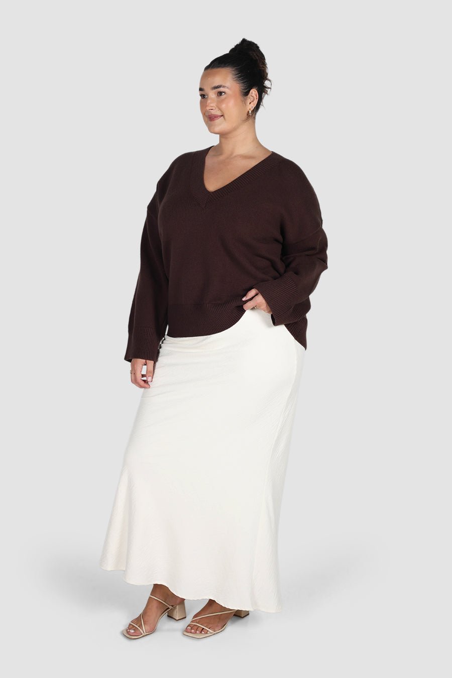 FINLEY KNIT CHOCOLATE - Fayt The Label