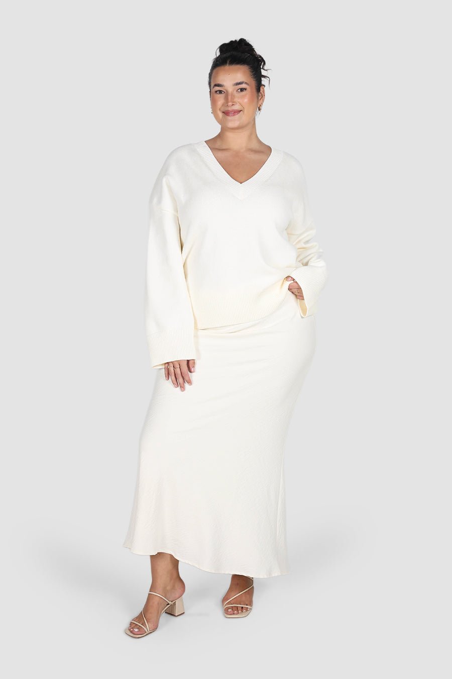 FINLEY KNIT WHITE - Fayt The Label