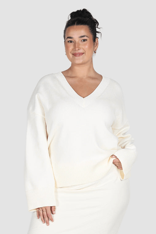 FINLEY KNIT WHITE - Fayt The Label