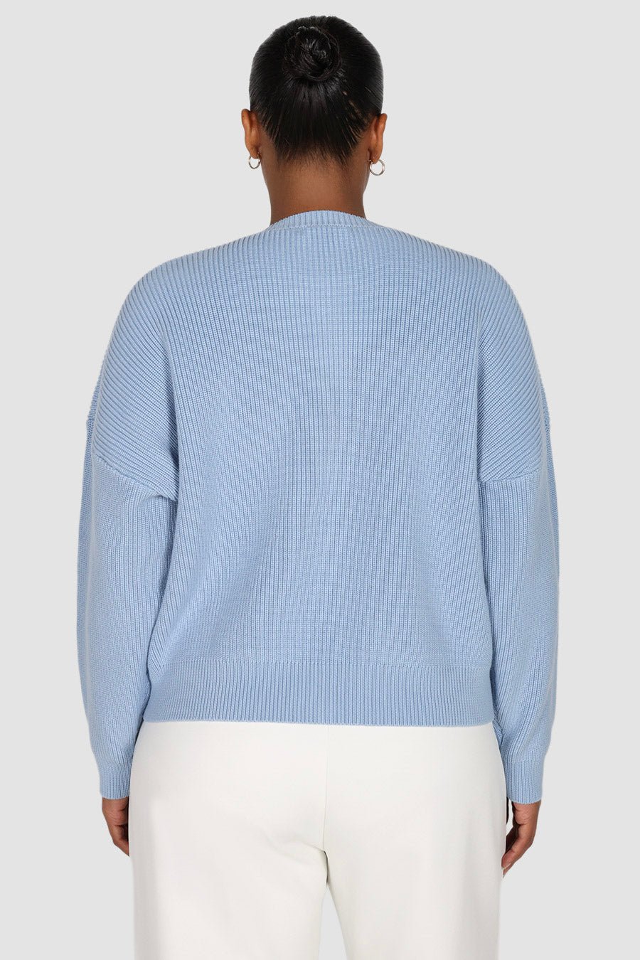 GENE ZIP CARDIGAN BLUE - Fayt The Label
