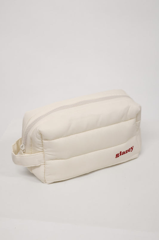 GLAZEY MAKEUP BAG CREAM - Fayt The Label