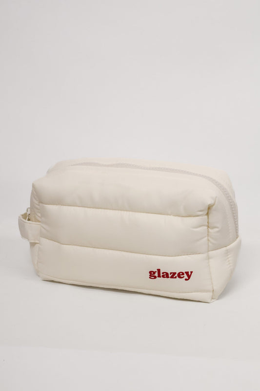 GLAZEY MAKEUP BAG CREAM - Fayt The Label