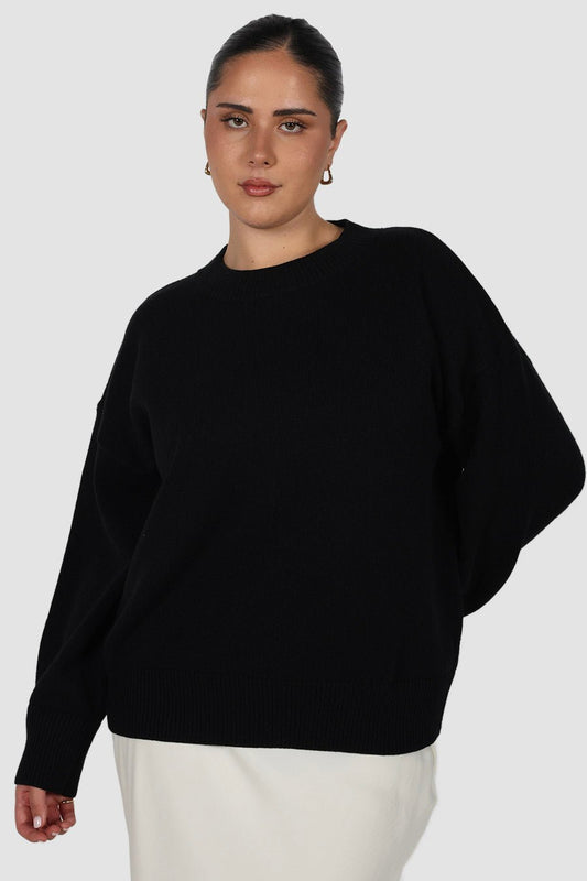 HARPER KNIT BLACK - Fayt The Label