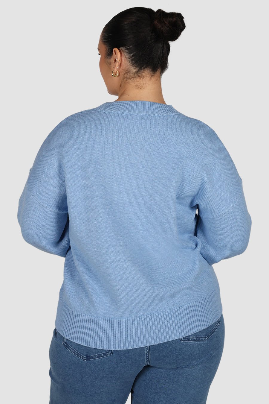 HARPER KNIT SOFT BLUE - Fayt The Label