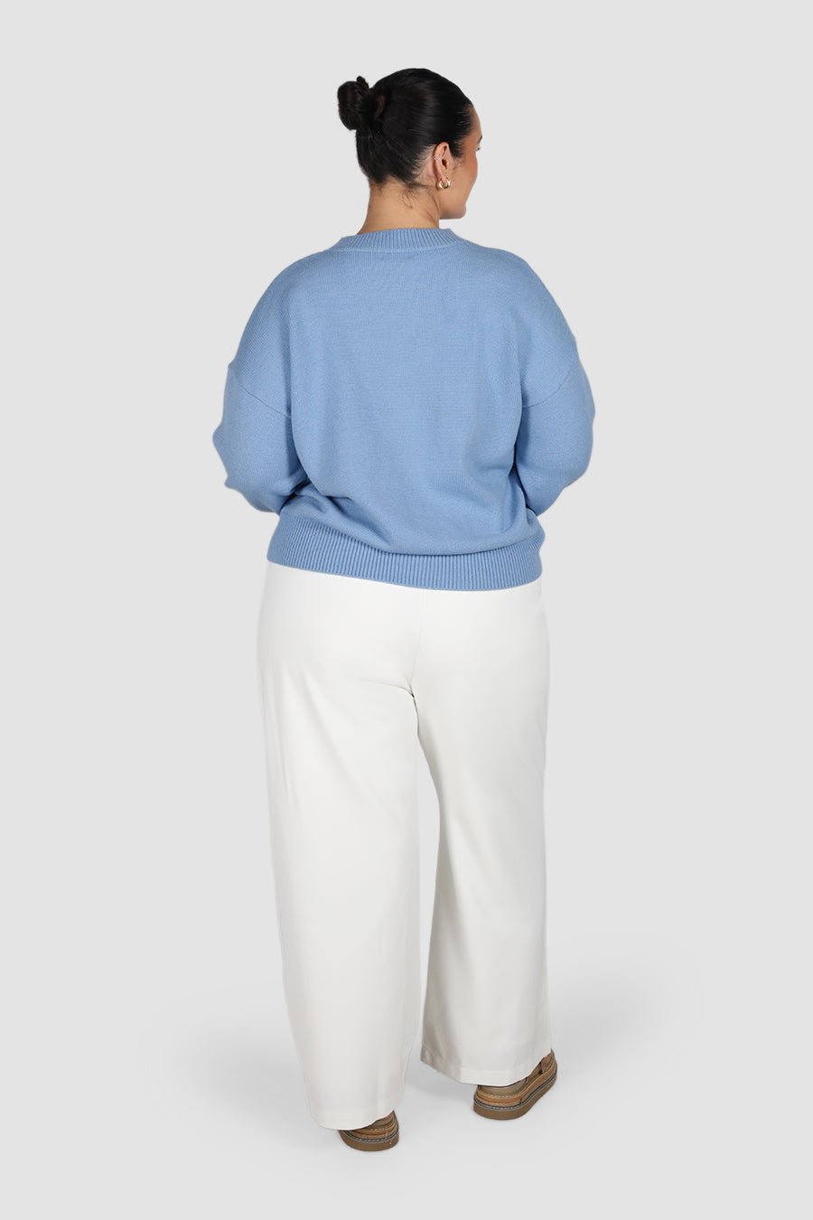 HARPER KNIT SOFT BLUE - Fayt The Label